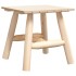 Mesa auxiliar madera maciza abeto 49x49x50