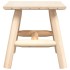 Mesa auxiliar madera maciza abeto 49x49x50