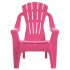 Sillas de jardín niños 2 uds aspecto madera PP rosa 37x34x44