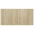 Muebles de salón colgantes 2 uds roble Sonoma 60x30x30