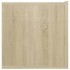 Muebles de salón colgantes 2 uds roble Sonoma 60x30x30