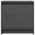 Mesitas de noche 2 uds madera maciza pino gris 40x30,5x40