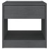 Mesitas de noche 2 uds madera maciza de pino gris 40x31x40