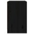 Mesitas de noche 2 uds madera maciza pino negro 40x31x50