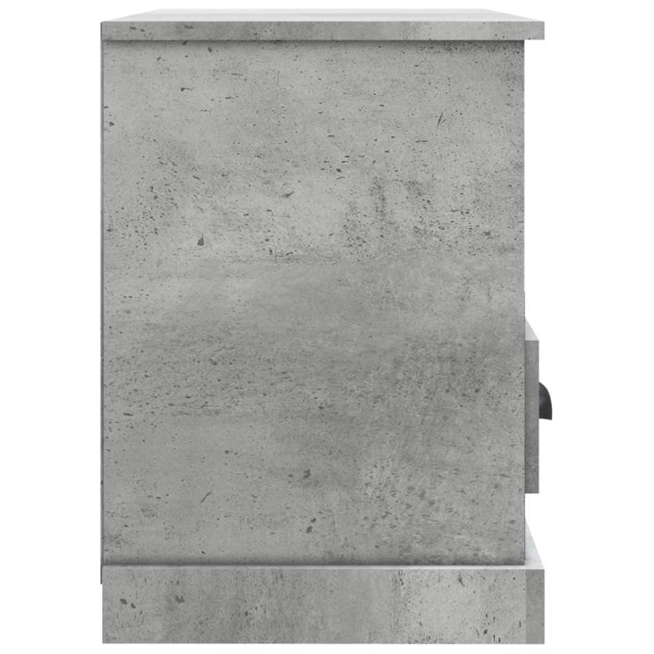 Mueble para TV madera contrachapada gris hormigón 80x35x50