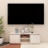Mueble de TV madera maciza de pino blanco 110x30x40