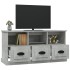 Mueble para TV madera contrachapada gris hormigón 100x35x50