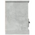 Mueble para TV madera contrachapada gris hormigón 100x35x50