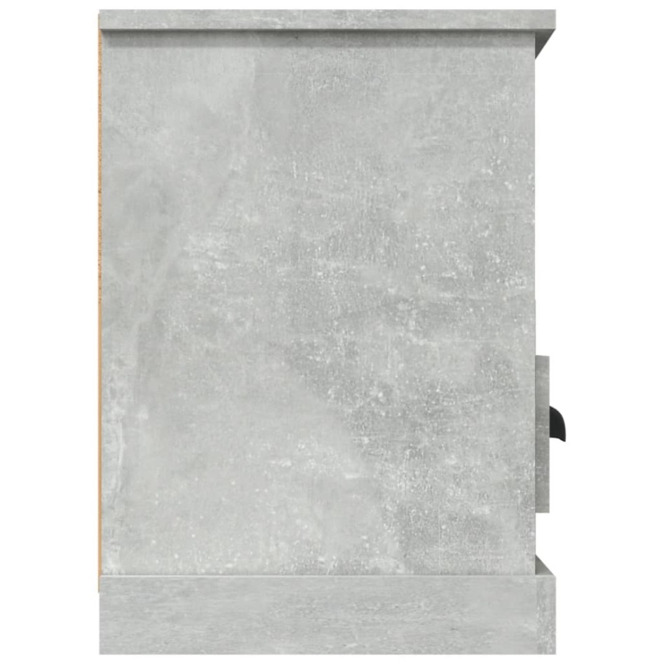 Mueble para TV madera contrachapada gris hormigón 100x35x50
