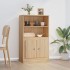 Aparador de madera contrachapada roble Sonoma 60x35,5x103,5