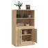 Aparador de madera contrachapada roble Sonoma 60x35,5x103,5