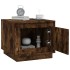 Mesa de centro madera contrachapada roble ahumado 51x50x44