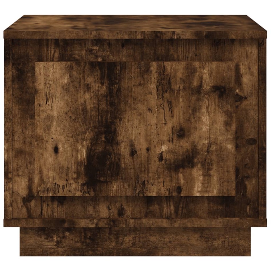 Mesa de centro madera contrachapada roble ahumado 51x50x44