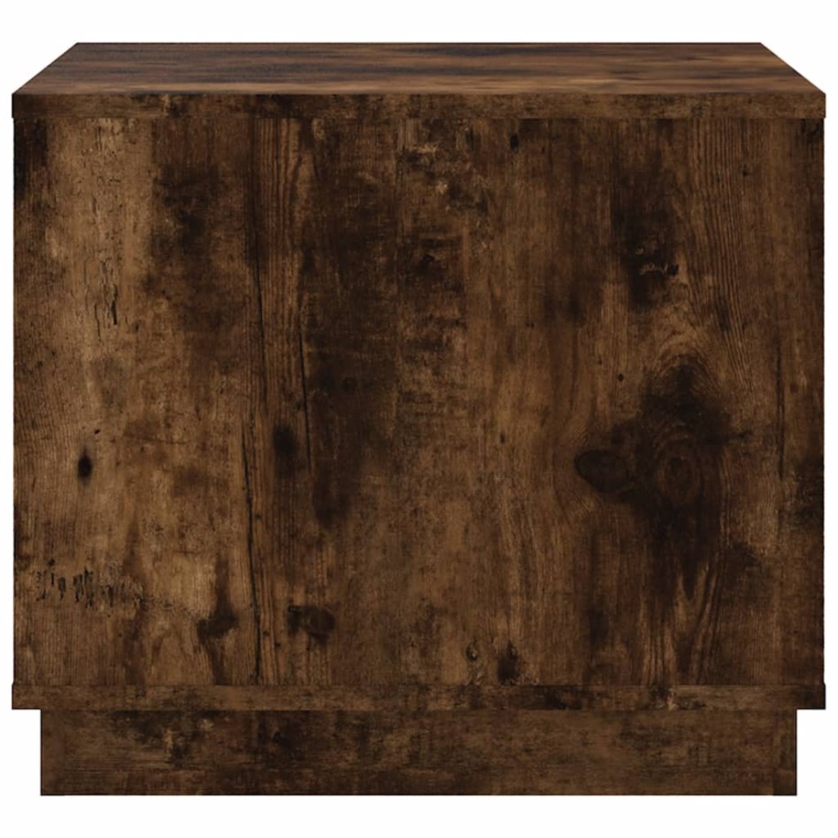 Mesa de centro madera contrachapada roble ahumado 51x50x44