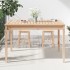 Mesa de jardín madera maciza pino 121x82,5x76