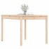Mesa de jardín madera maciza pino 121x82,5x76