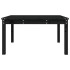 Mesa de jardín madera maciza pino negro 82,5x82,5x45