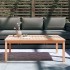Mesa de jardín madera maciza abeto de Douglas 121x82,5x45