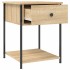 Mesitas noche 2 uds madera ingeniería roble Sonoma 44x45x58