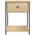 Mesitas noche 2 uds madera ingeniería roble Sonoma 44x45x58
