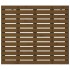 Cabecero cama pared madera maciza pino marrón miel