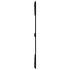 Cabecero de cama pared madera maciza pino negro 146,5x3x110
