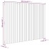 Cabecero de cama pared madera maciza pino negro 146,5x3x110