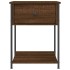 Mesitas noche 2 uds madera ingeniería marrón roble 44x45x58