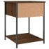 Mesitas noche 2 uds madera ingeniería marrón roble 44x45x58