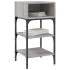 Mesitas noche 2 uds madera ingeniería gris Sonoma 35x34,5x70
