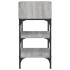 Mesitas noche 2 uds madera ingeniería gris Sonoma 35x34,5x70