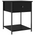 Mesitas de noche 2 uds madera de ingeniería negro 44x45x58