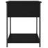 Mesitas de noche 2 uds madera de ingeniería negro 44x45x58