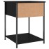 Mesitas de noche 2 uds madera de ingeniería negro 44x45x58