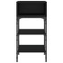 Mesitas de noche 2 uds madera de ingeniería negro 35x34,5x70