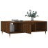 Mesa de centro madera de ingeniería roble marrón 104x60x35