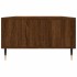 Mesa de centro madera de ingeniería roble marrón 104x60x35