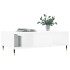 Mesa de centro madera de ingeniería blanco 104x60x35