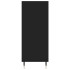 Aparador alto madera de ingeniería negro 57x35x90