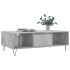 Mesa de centro madera de ingeniería gris hormigón 104x60x35