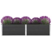 Arriate de WPC gris 250x50x54 cm