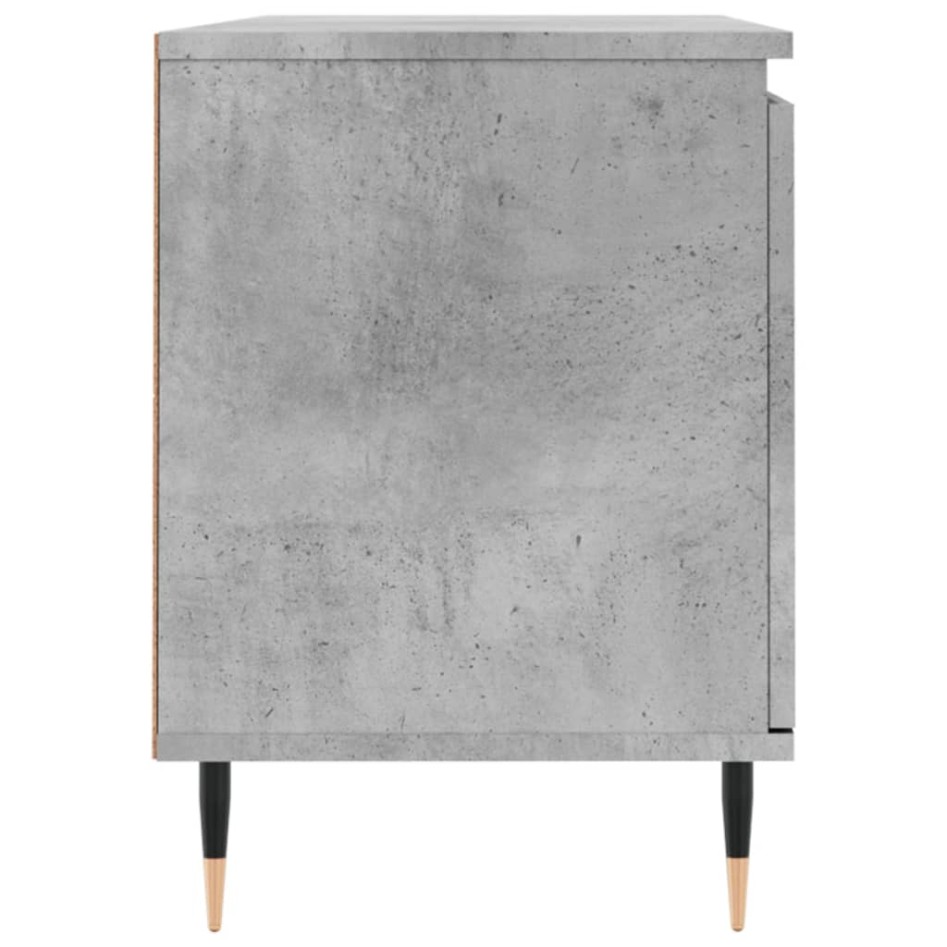Mueble de TV madera de ingeniería gris hormigón 104x35x50