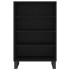 Aparador alto madera de ingeniería negro 57x35x90