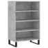 Aparador alto madera de ingeniería gris hormigón 57x35x90