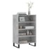 Aparador alto madera de ingeniería gris hormigón 57x35x90