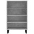 Aparador alto madera de ingeniería gris hormigón 57x35x90
