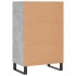 Aparador alto madera de ingeniería gris hormigón 57x35x90
