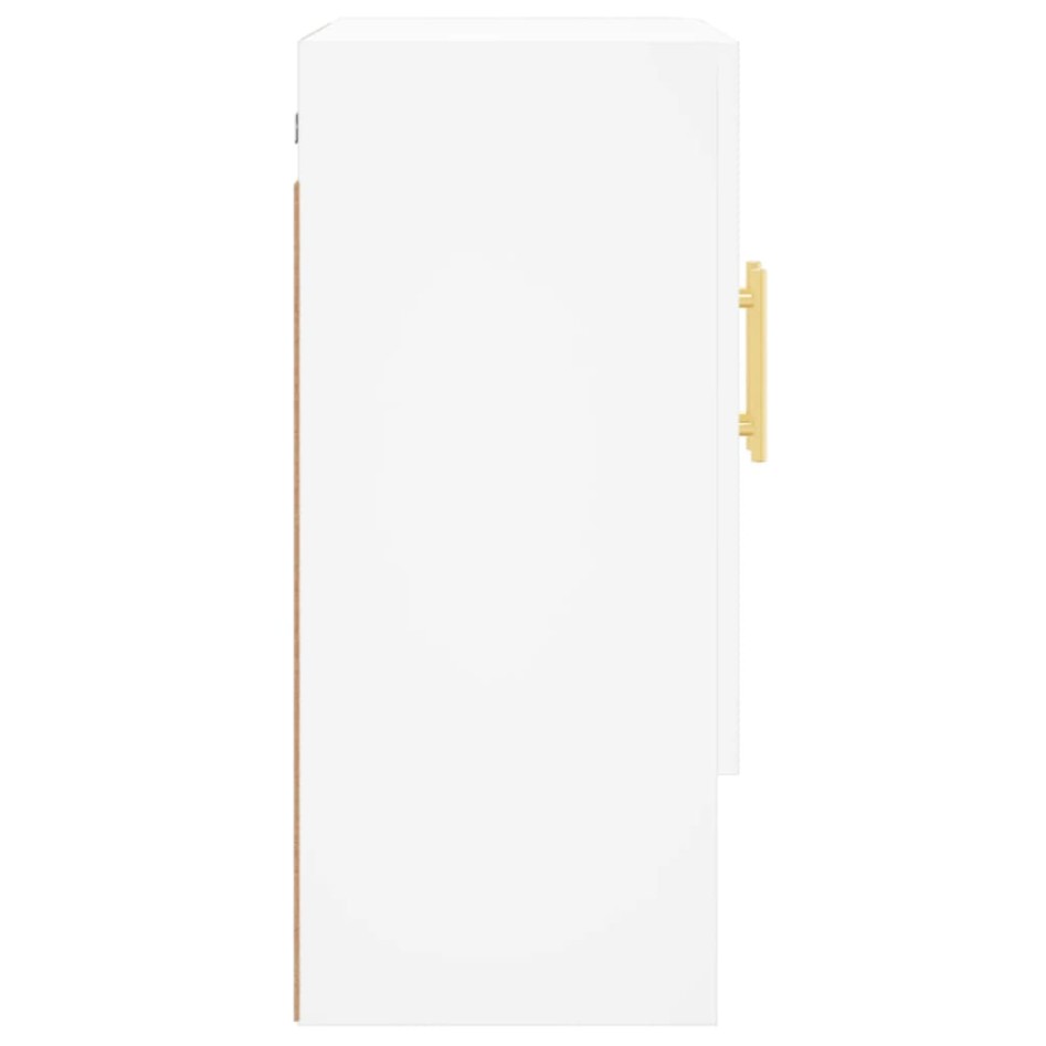 Armario de pared madera de ingeniería blanco 60x31x70