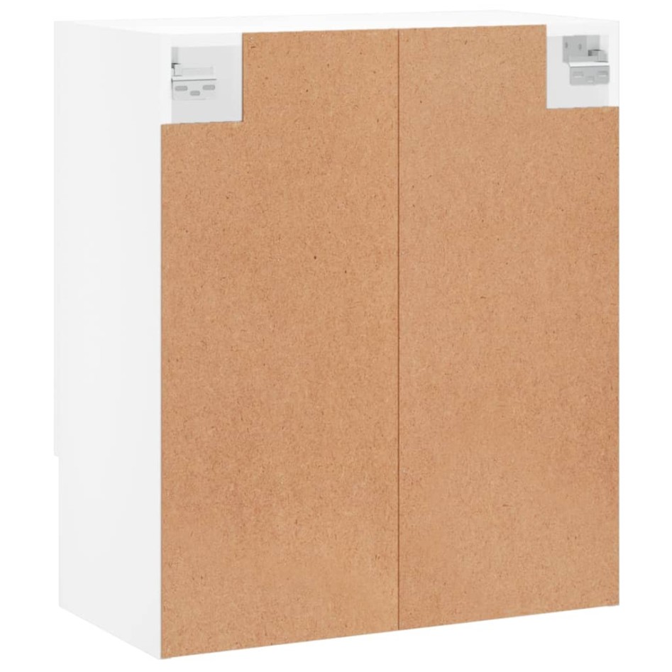 Armario de pared madera de ingeniería blanco 60x31x70