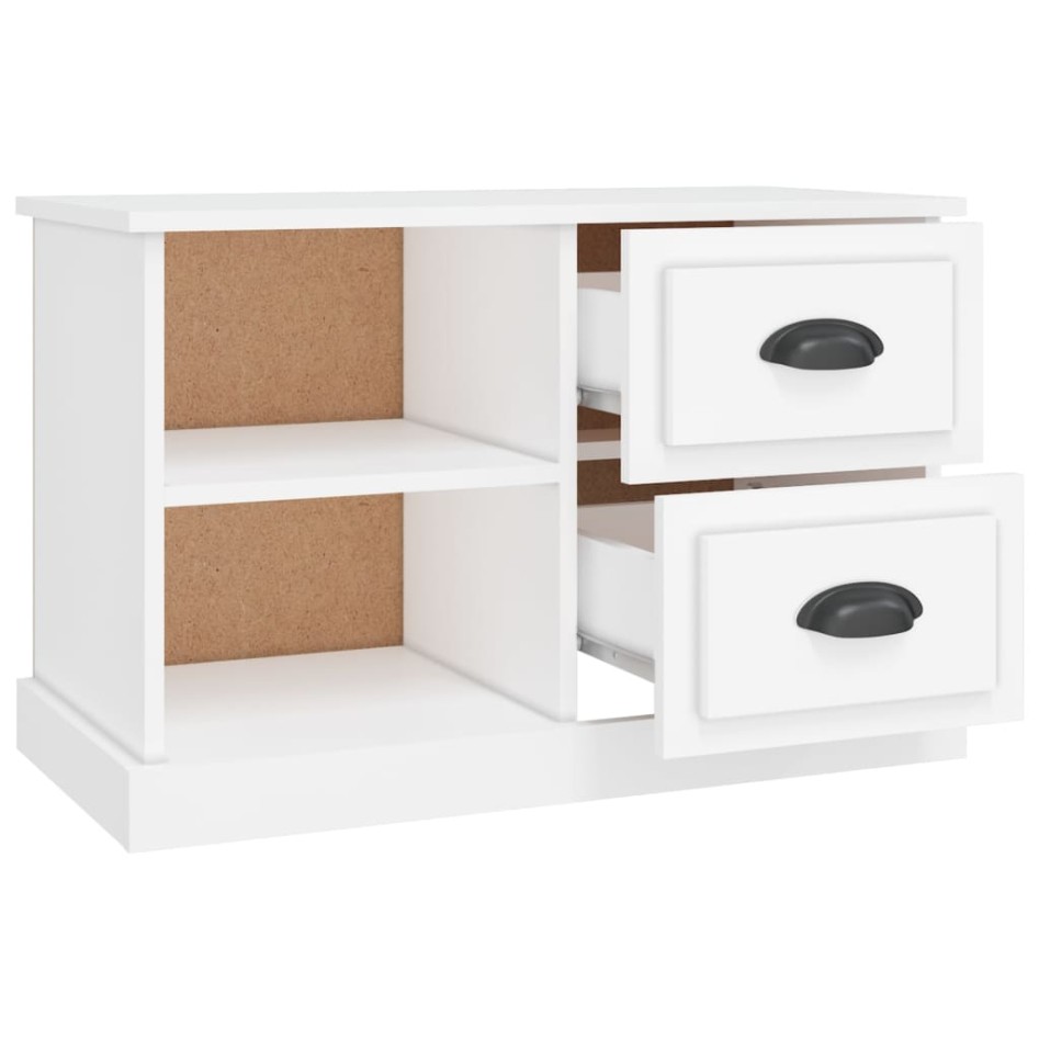 Mueble para TV madera contrachapada blanco 73x35,5x47,5